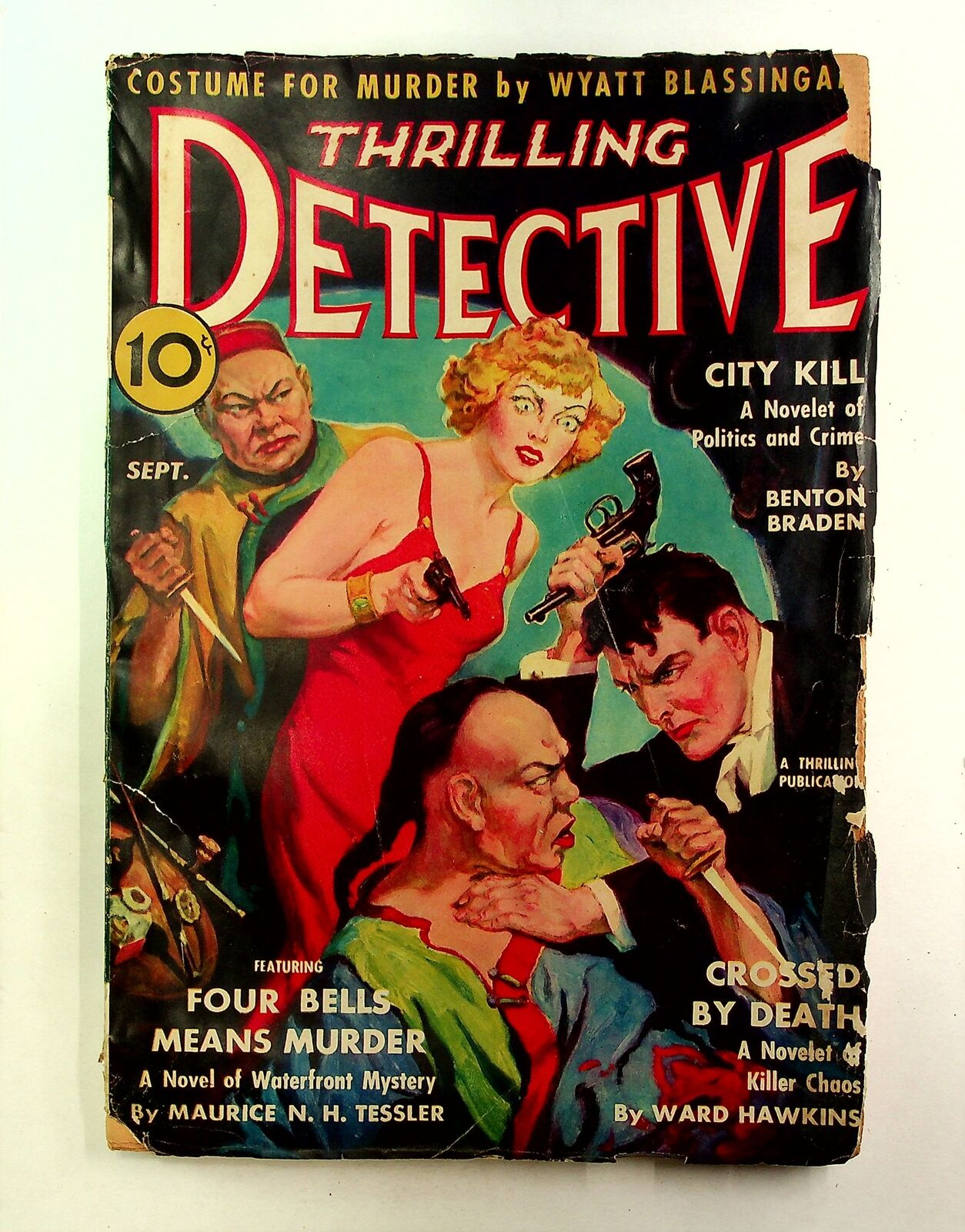 Thrilling Detective Pulp Sep 1938 Vol. 29 #1 GD/VG 3.0