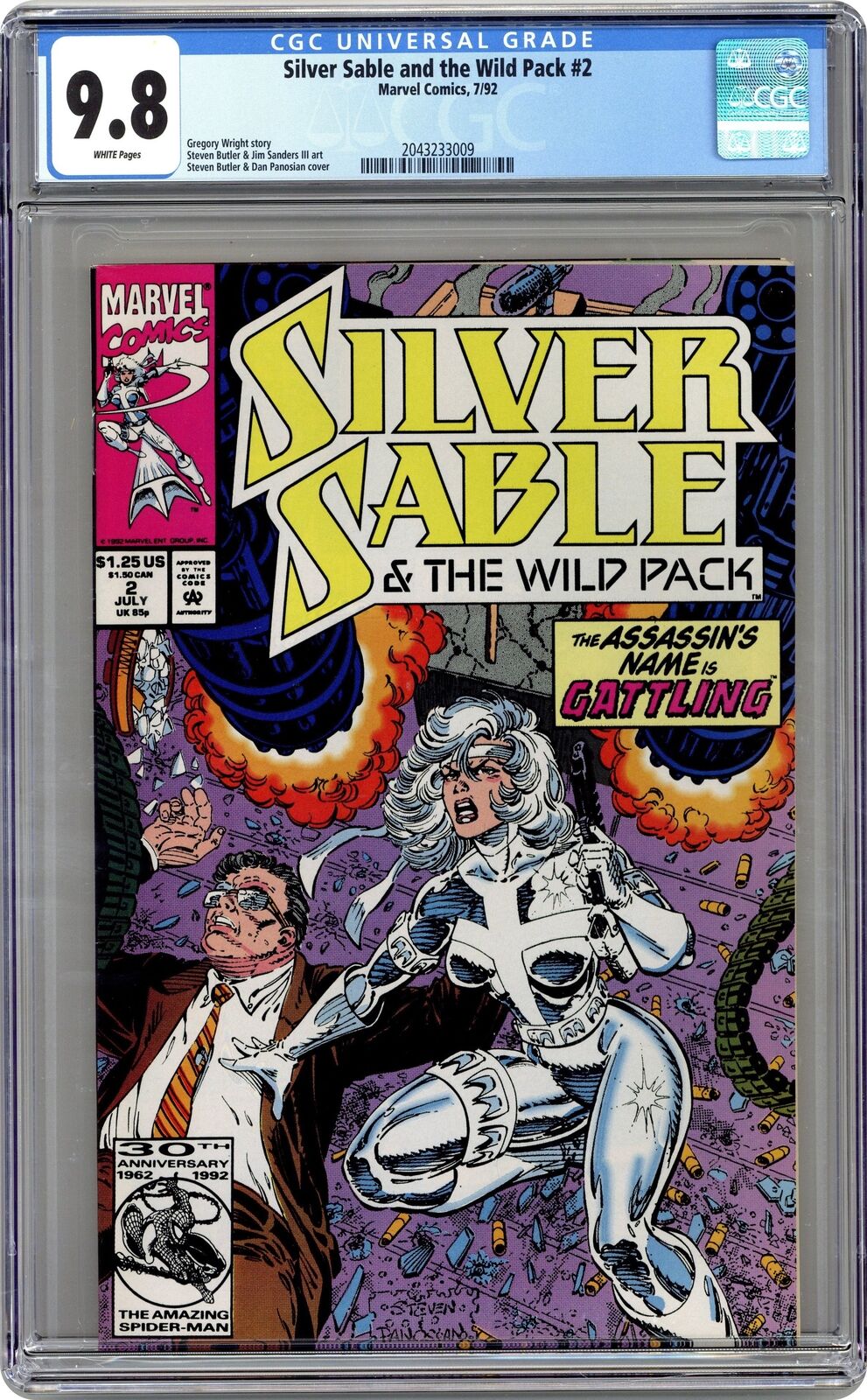 Silver Sable and the Wild Pack #2 CGC 9.8 1992 2043233009