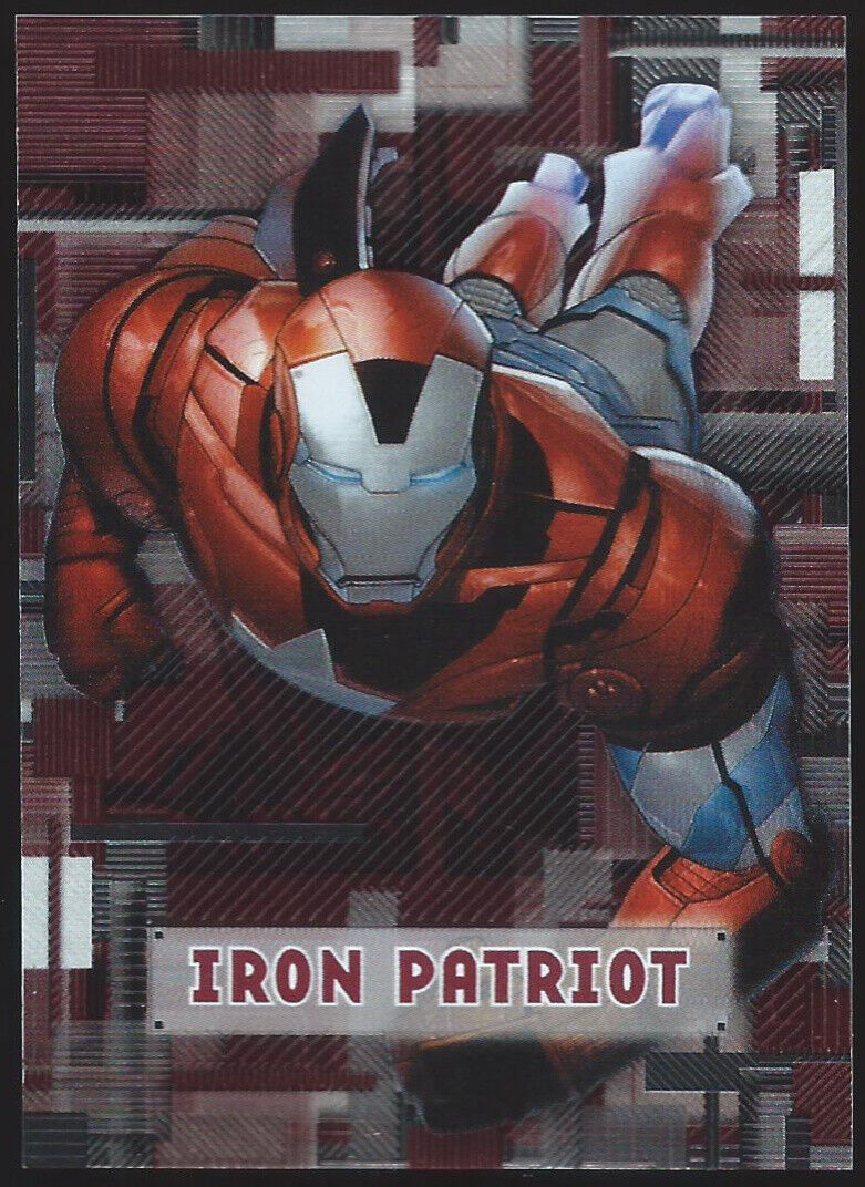 2012 Marvel Beginnings 3 PRIME MICROMOTION Etched Foil #M3-25...IRON PATRIOT