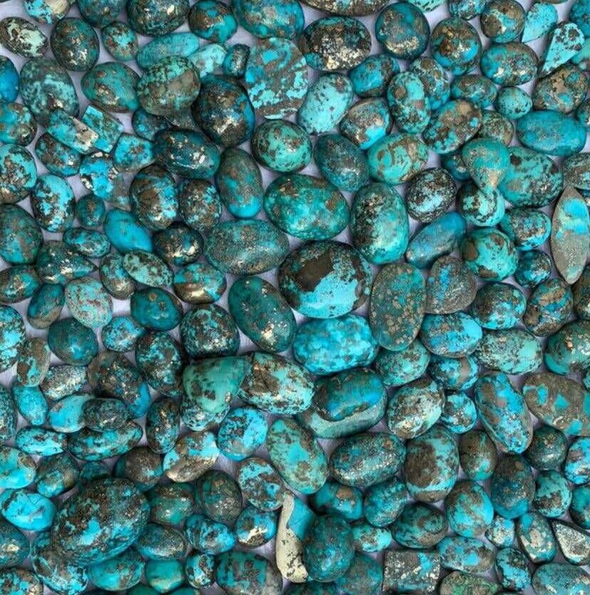 Turquoise Sky Blue Natural Gemstone 2kg  /Having Nice Golden Pyrite  
