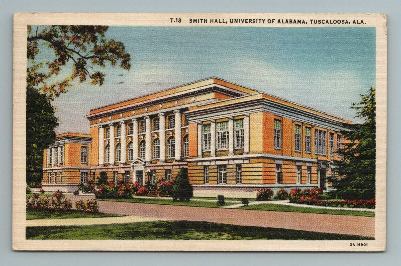 Smith Hall State University Tuscaloosa Alabama Postcard