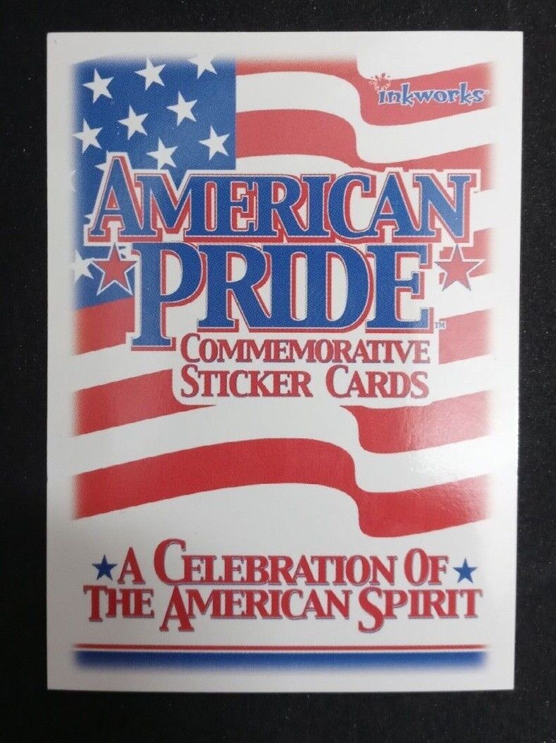 2001 American Pride Commemorative Stickers Cards (Pick your Card)