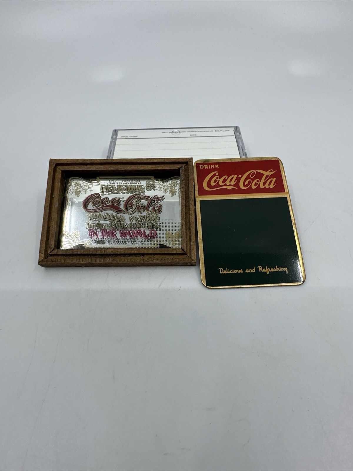 Coca Cola Vintage Dollhouse Signs In Great Shape