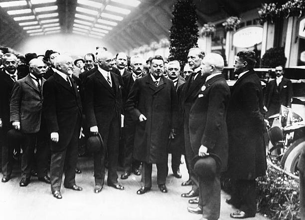 Politician Germany President of the Reich 1919 1925 From right - 1921 Old Photo