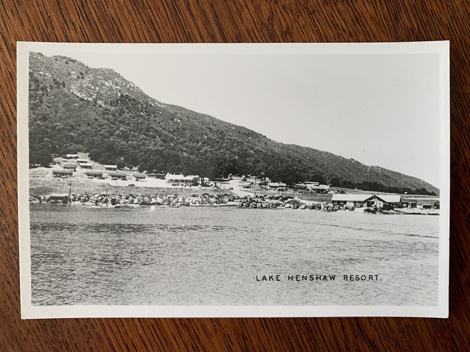 1939 - 1950 ekc RPPC Lake Henshaw Resort California cabins fishing