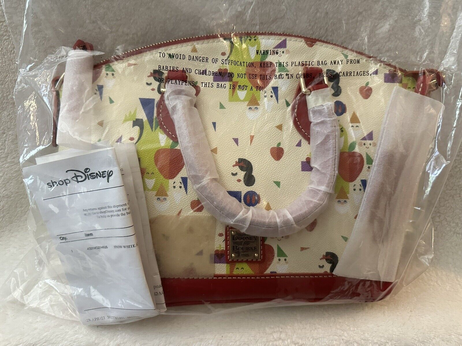 DOONEY & BOURKE Disney Snow White 85th Anniversary (2022) Satchel Handbag NWT