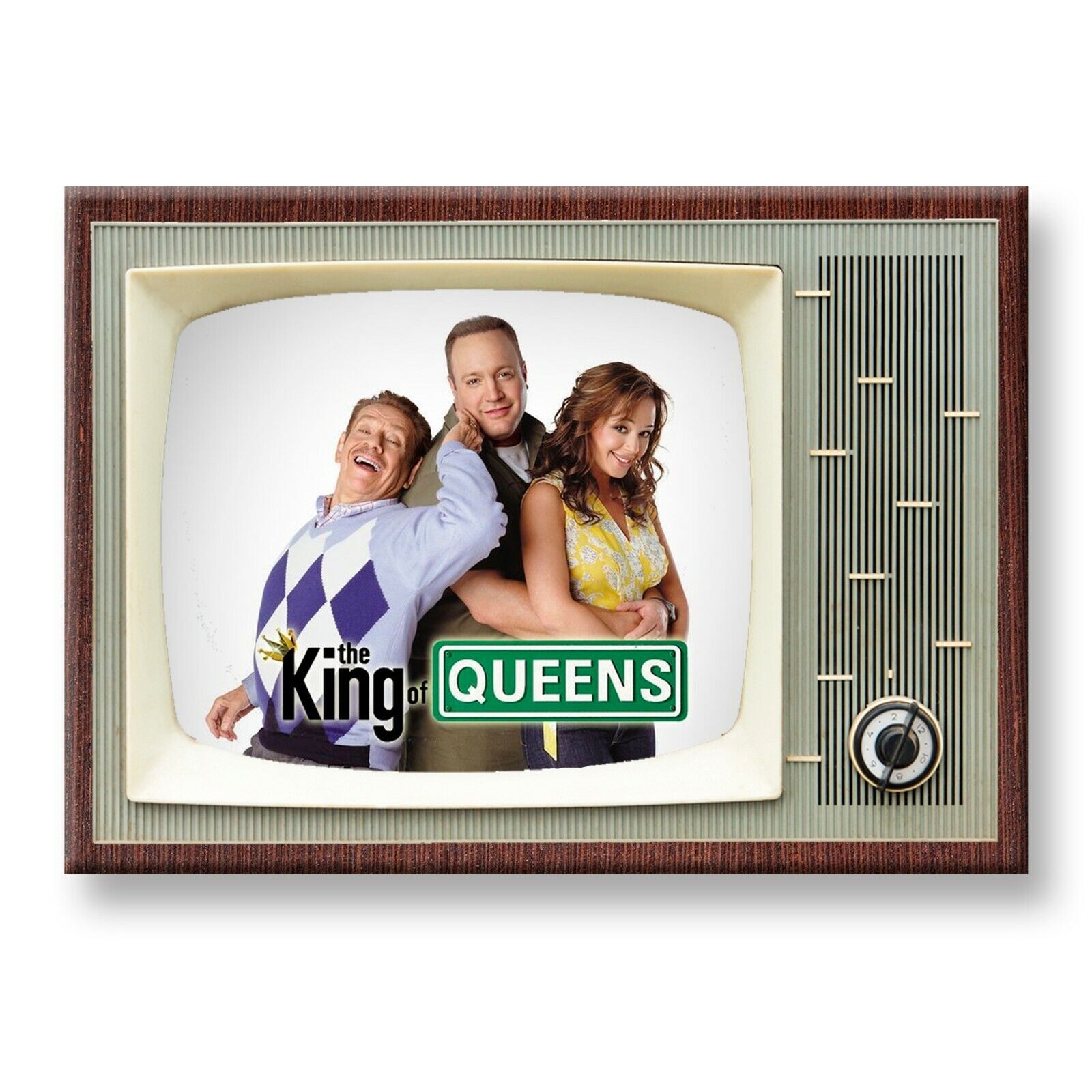 KING OF QUEENS TV Show Classic TV 3.5 inches x 2.5 inches FRIDGE MAGNET