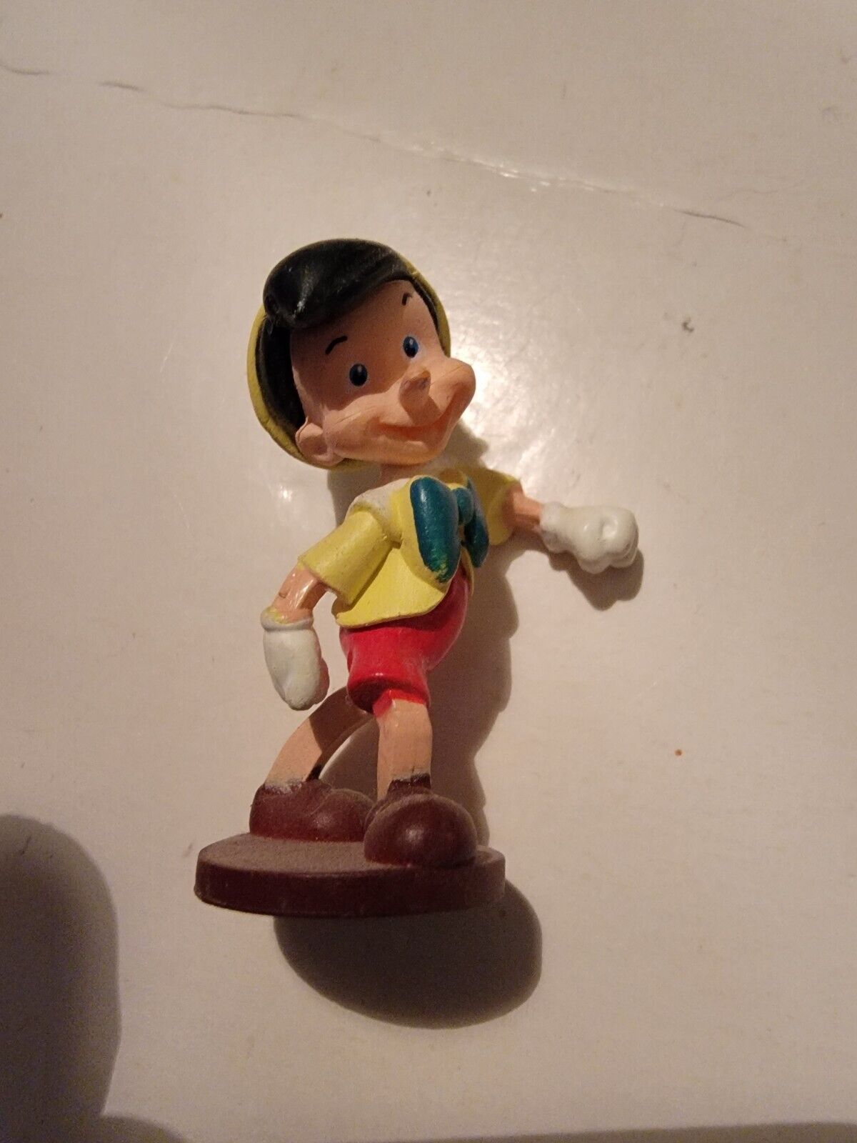 Vintage Disney Mini Miniature Cake Topper Pinocchio 
