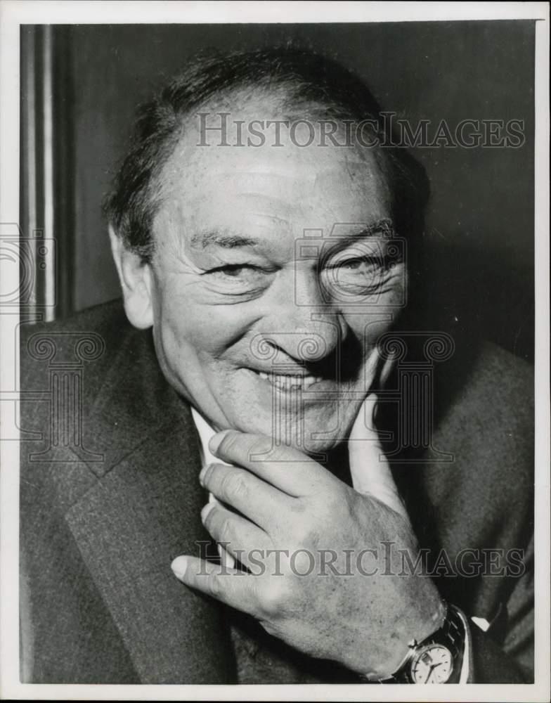 1958 Press Photo English-born actor Victor McLaglen at Newport Beach, California