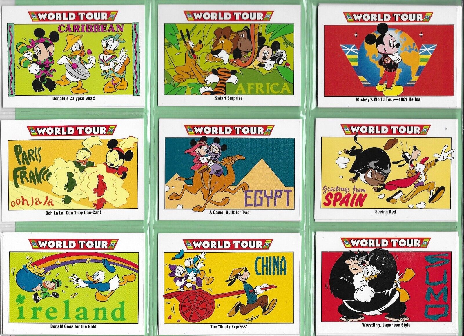 1991 Impel Disney - WORLD TOUR - Pick Your Cards & Fill Your Sets Cards 172-210