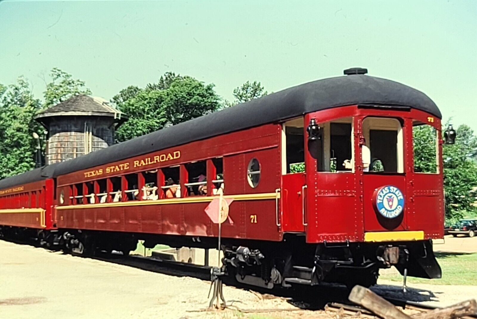 Original Slide Rusk Tx Texas State Railroad Car Train #91