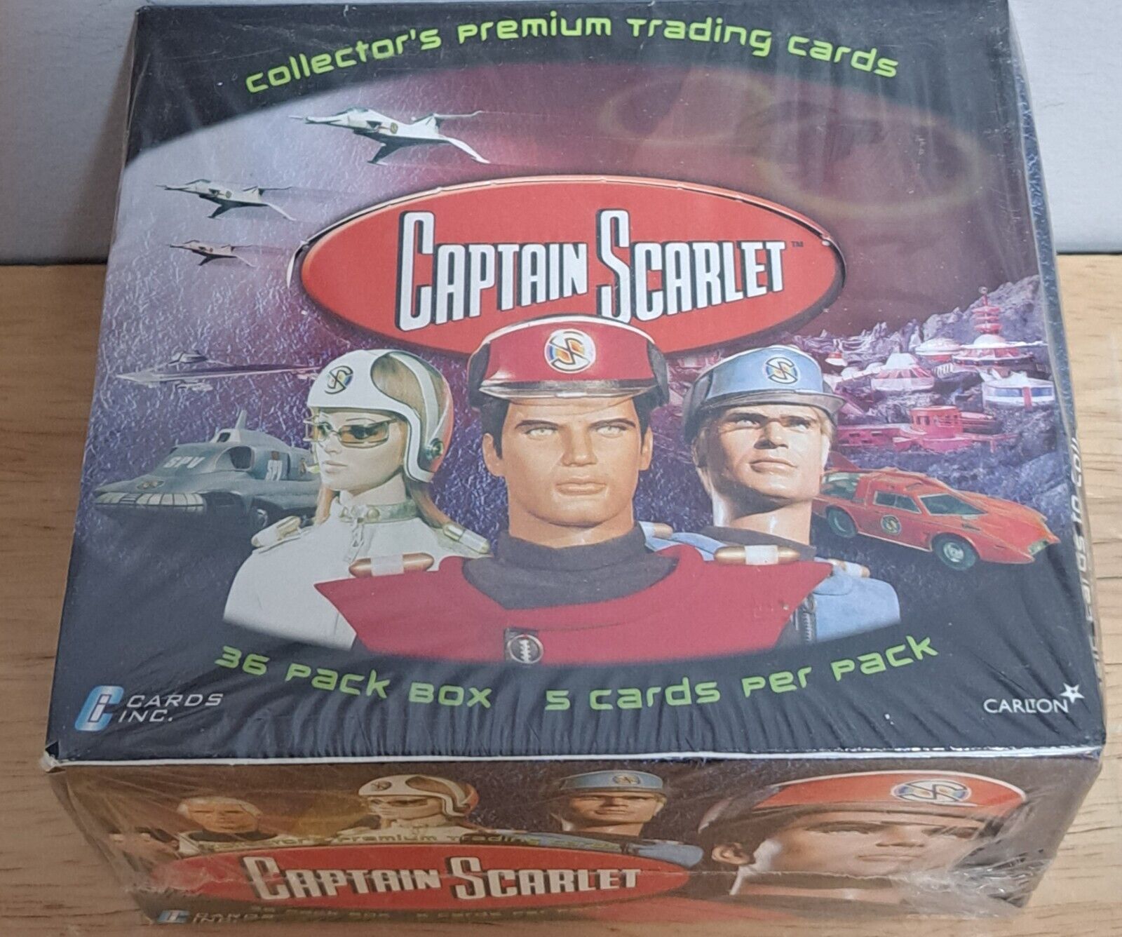 2002 CAPTAIN SCARLET TRADING CARD BOX FACTORY SEALED