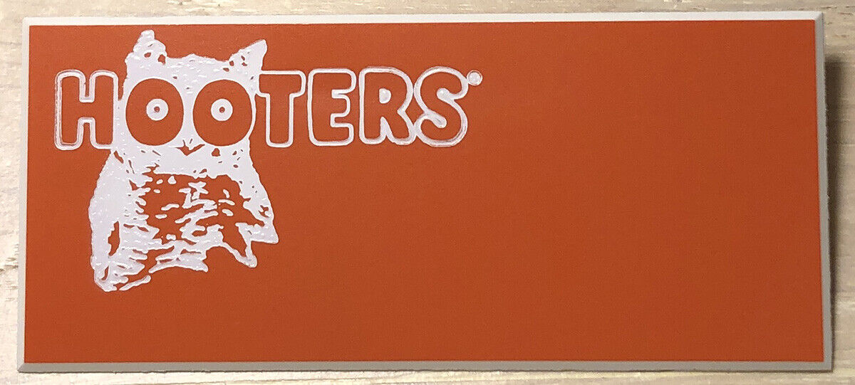 HOOTERS & WINGHOUSE Uniform Collectible Pin Customize or Pick YOUR NAME Tag