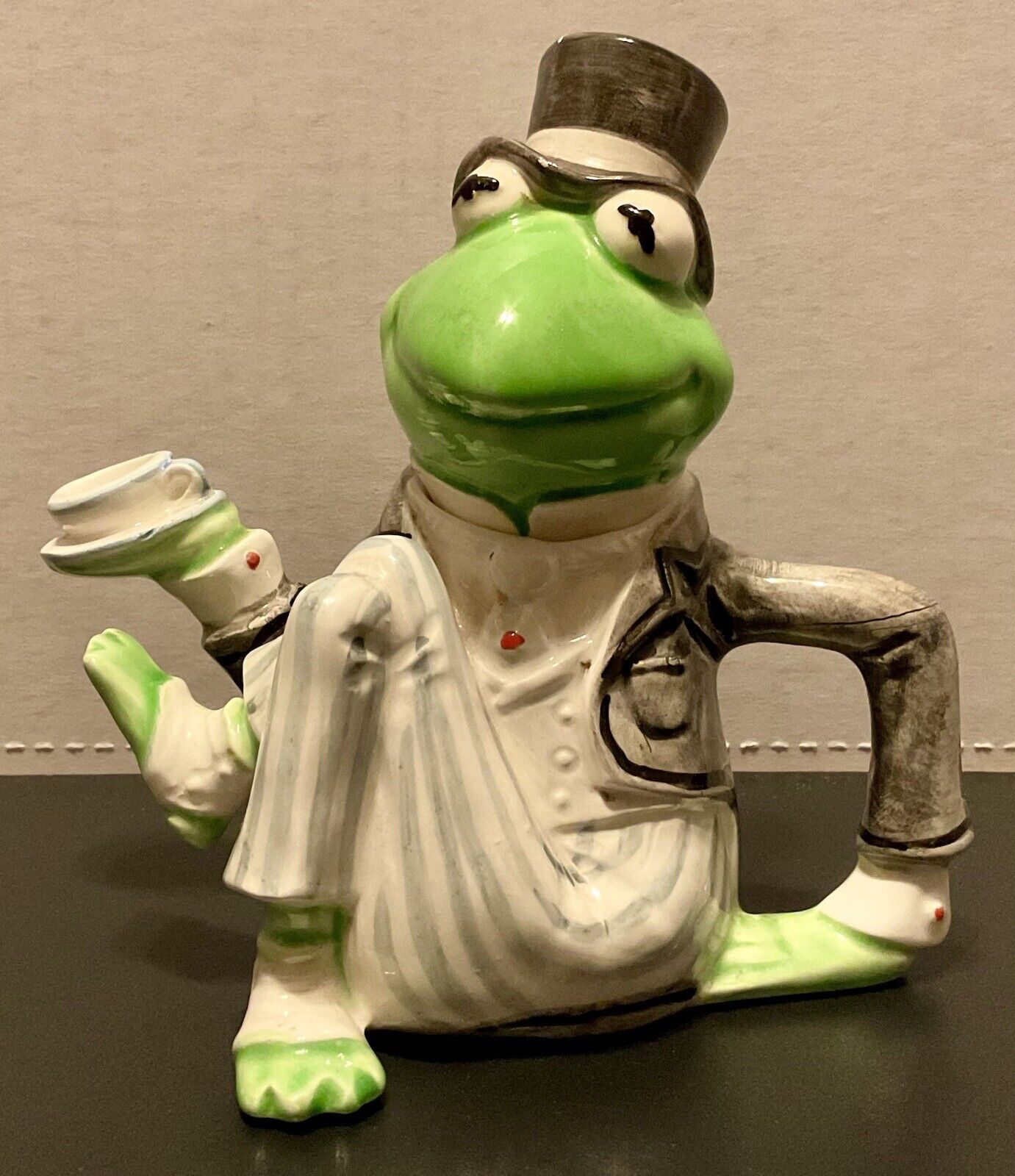 Kermit the Frog Creamer Teapot Sigma Tastesetter Vintage 1978