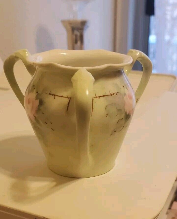 Antique Hand Painted Mini Vase