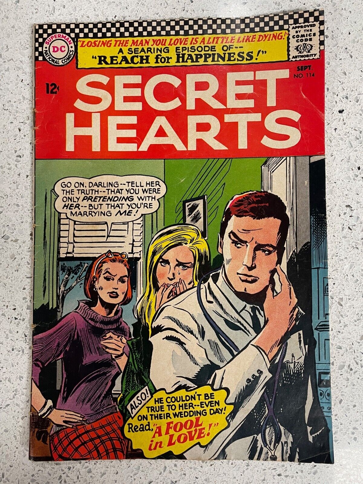 Secret Hearts 1966 Comics Book #114