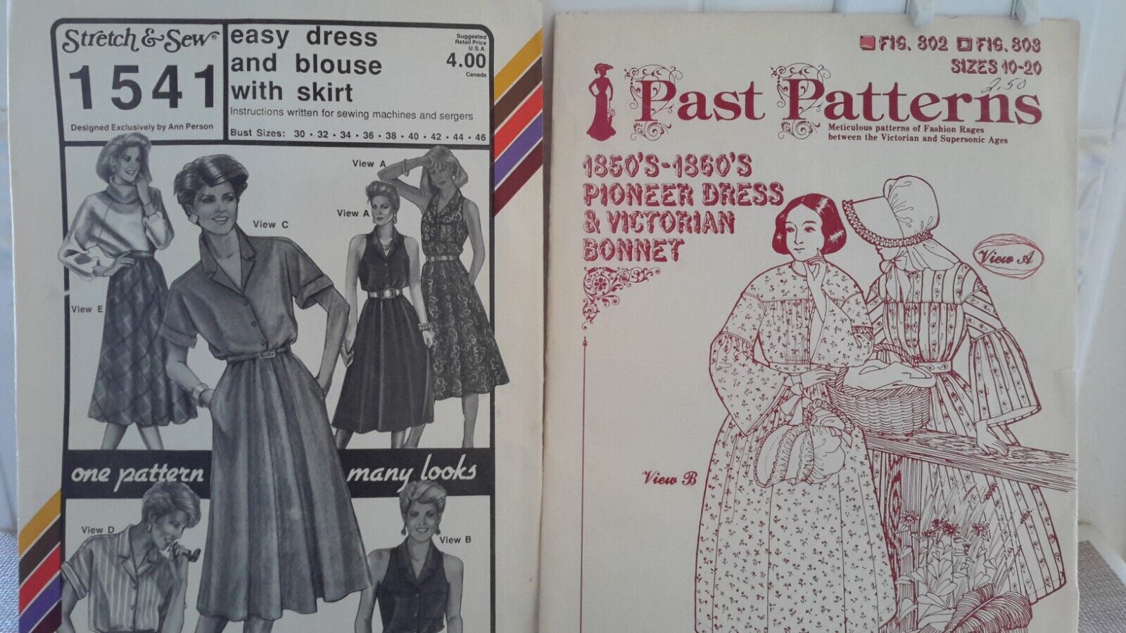 Vintage Stretch&Sew/Past Patterns Lot 2 Cut