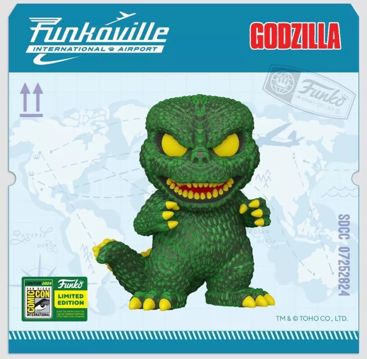 2024 SDCC Exclusive Funko Pop Godzilla *OFFICIAL STICKER* Pre-Sale