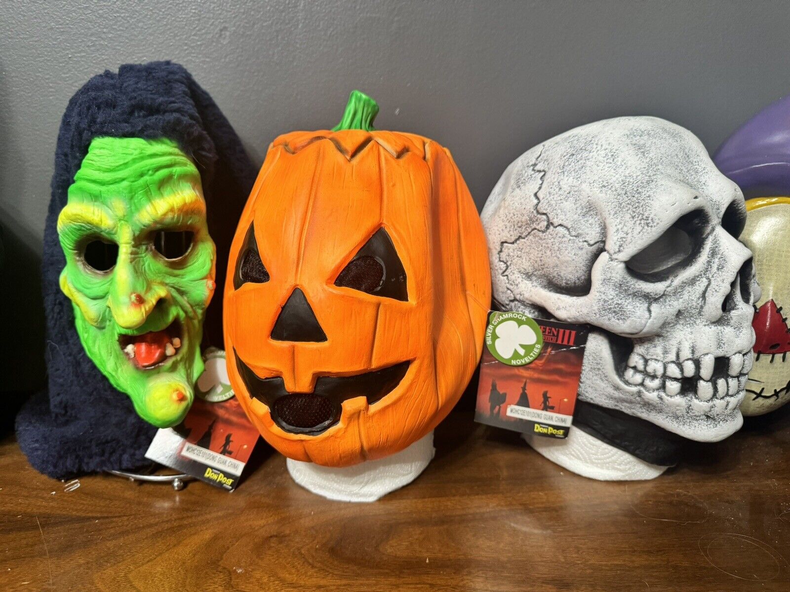 Don Post Halloween 3 2012 Reissue Vinyl Masks TAGGED RARE