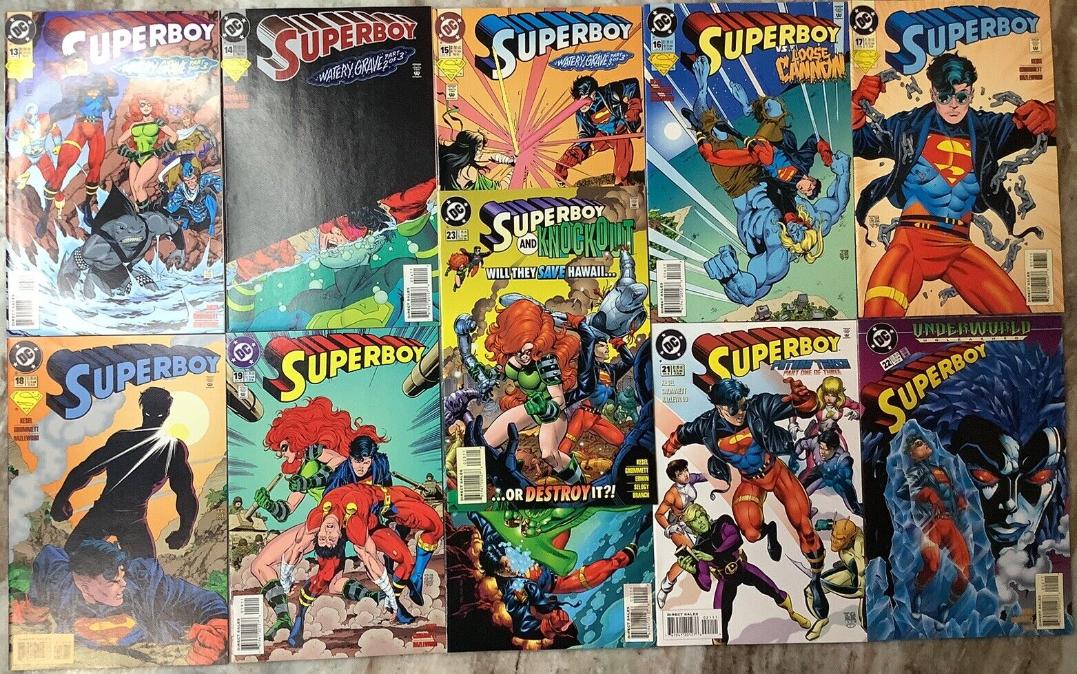 Superboy 13-23 DC 1995/96 Comic Books