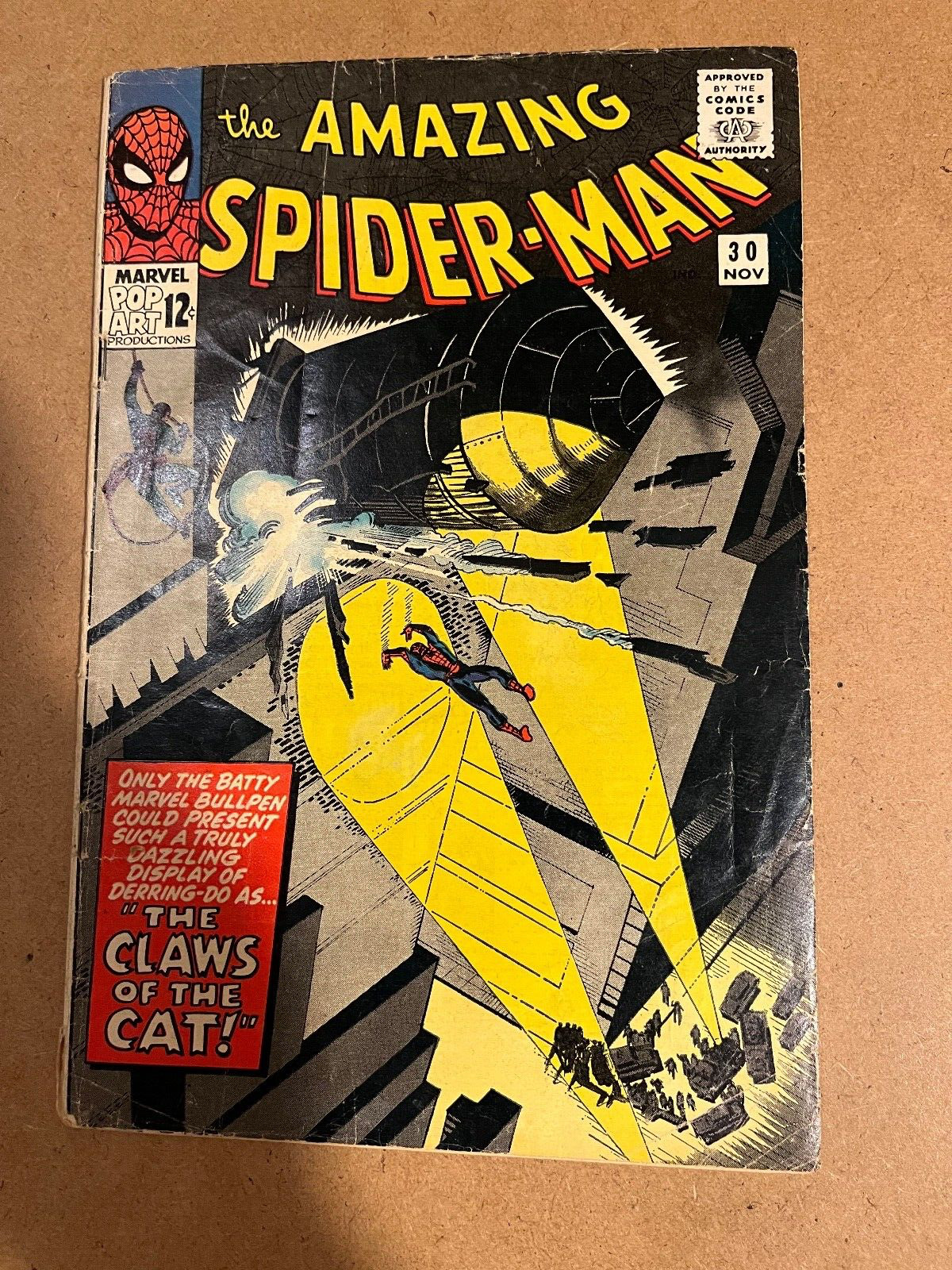 Amazing Spider-Man VG 4.0 1st Appearance Cat(Burglar) Marvel 1965