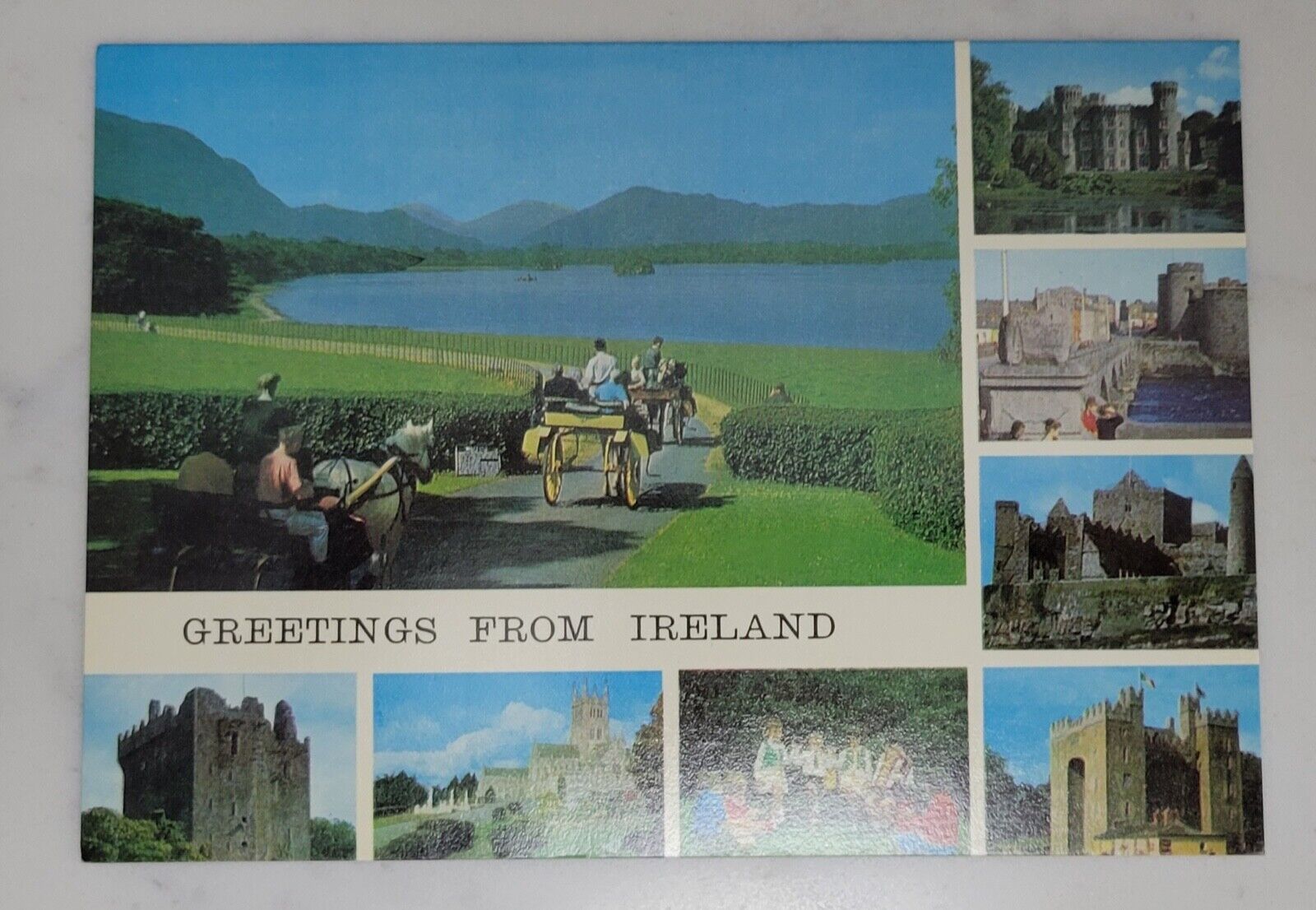 Vintage Postcard Greetings from Ireland  ~ Cardall Ltd. #419