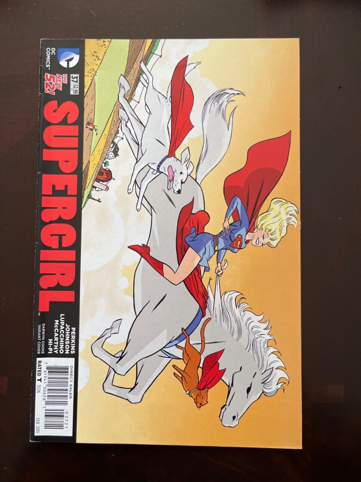 Supergirl #37 Vol. 6 (DC, 2015) Darwin Cooke Variant, Ungraded