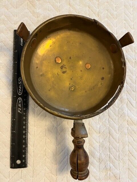 ANTIQUE original Brazier 1700s revolutionary war era cooking pan for the field