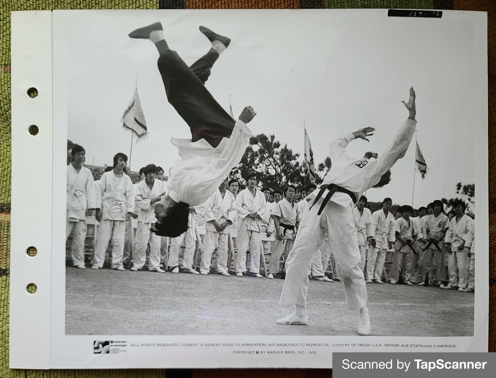1973 Bruce Lee PHOTO Enter The Dragon KEYBOOK Original Warner Bro. Picture
