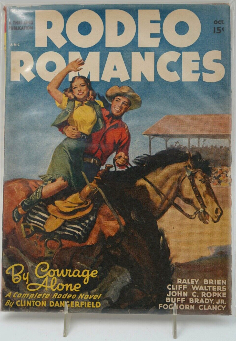 1947 - Rodeo Romances - Western Pulp Art Magazine - By Courage Alone