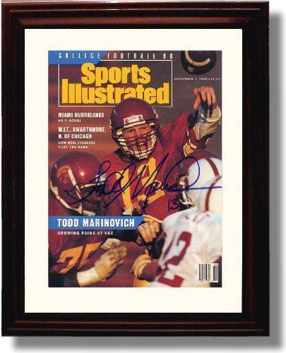 Unframed Print - College Football Unframed USC Trojans Todd Marinovich Growing