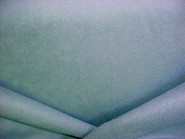14-5/8Y KRAVET SMART 23956 SO CHIC LAGOON GREEN FAUX SUEDE UPHOLSTERY FABRIC