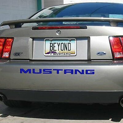Ford Mustang 1999 to 2004 Rear Bumper Letters Insert Blue