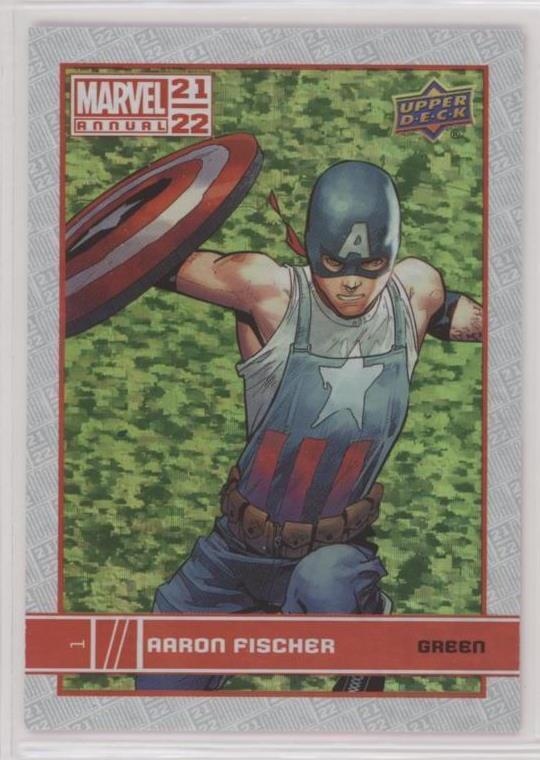 2021-22 Marvel Annual Green Parallel You Pick the Card Complete Your Set