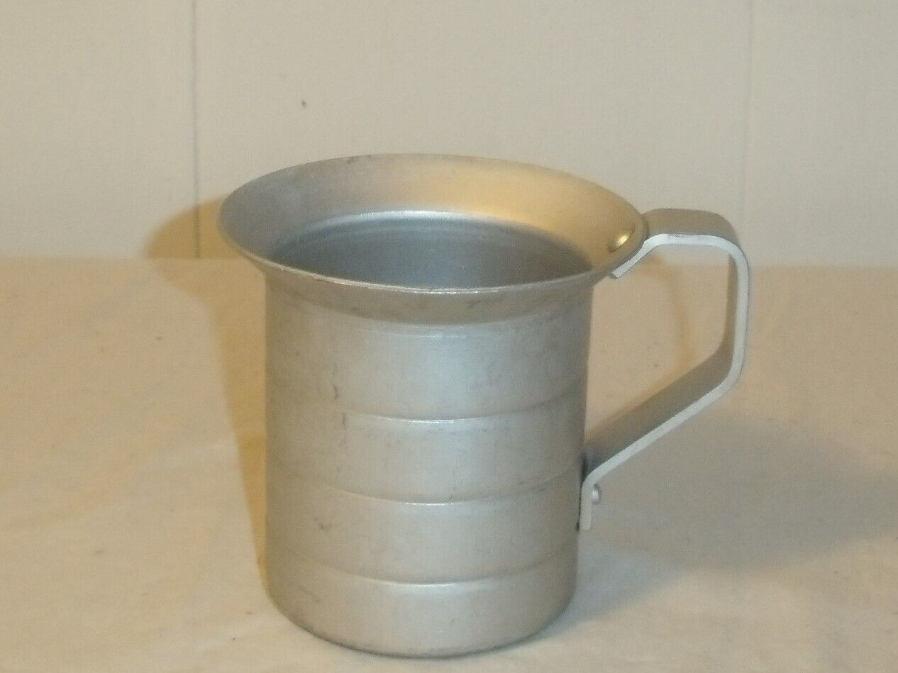 Vintage Halcoware 2 Cup Aluminum Dry Measuring Cup~Japan