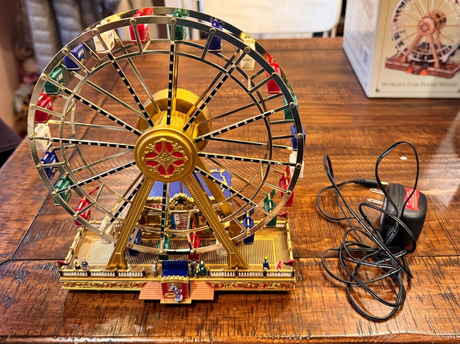 Mr Christmas Gold Label World's Fair Ferris Wheel- Lights, Motion, Music