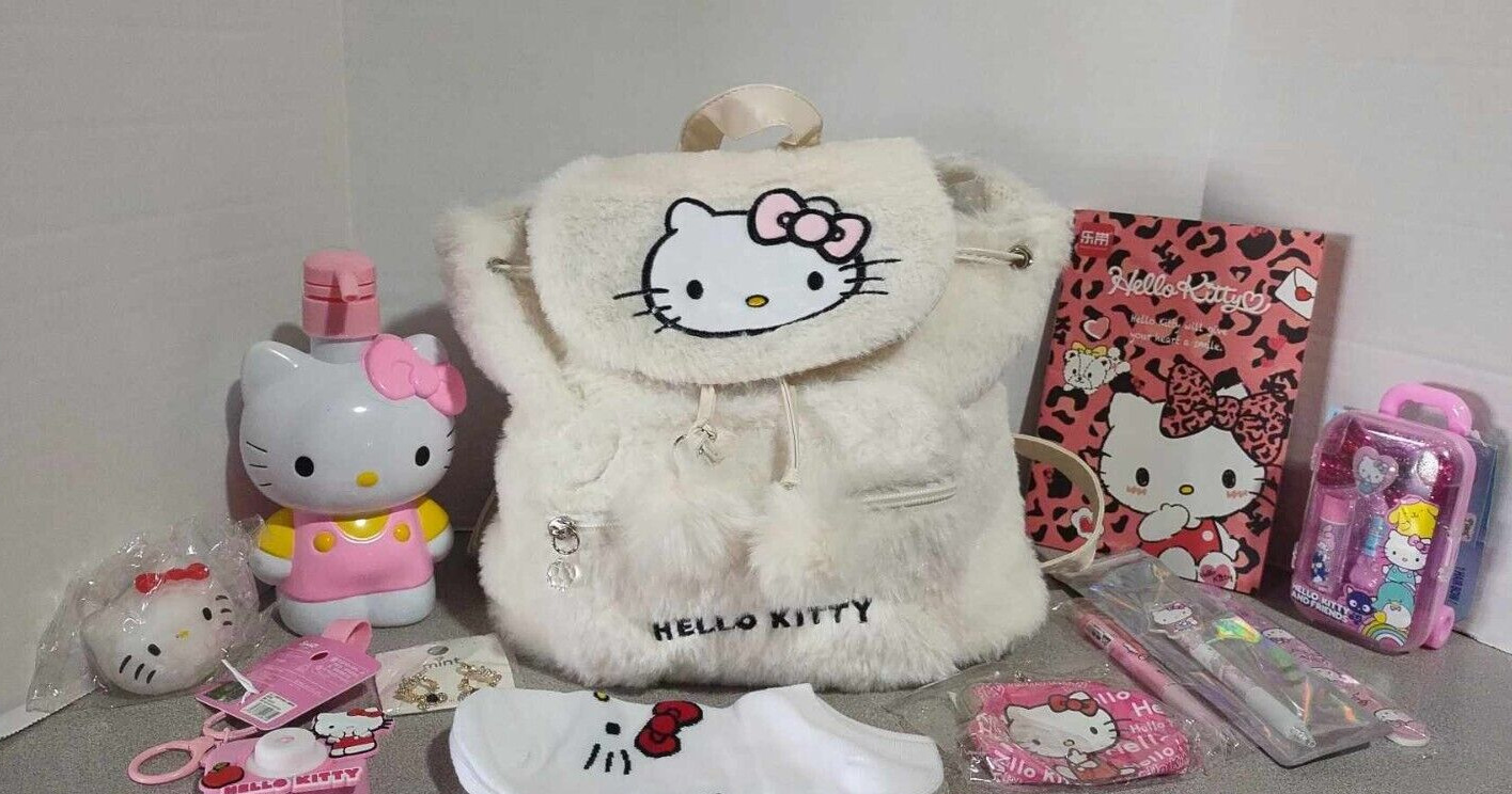 Sanrio Kawaii Hello Kitty Cute Girls Gifts Bundle New