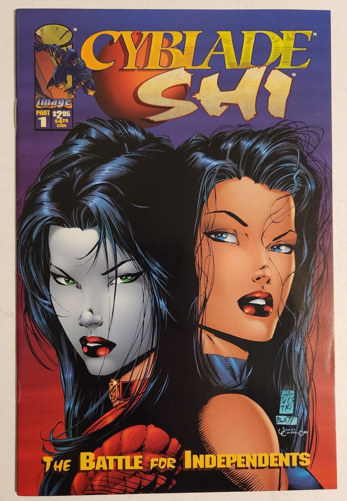 Cyblade/Shi: The Battle For Independents #1 (1995, Image) VF+ 1st App Witchblade