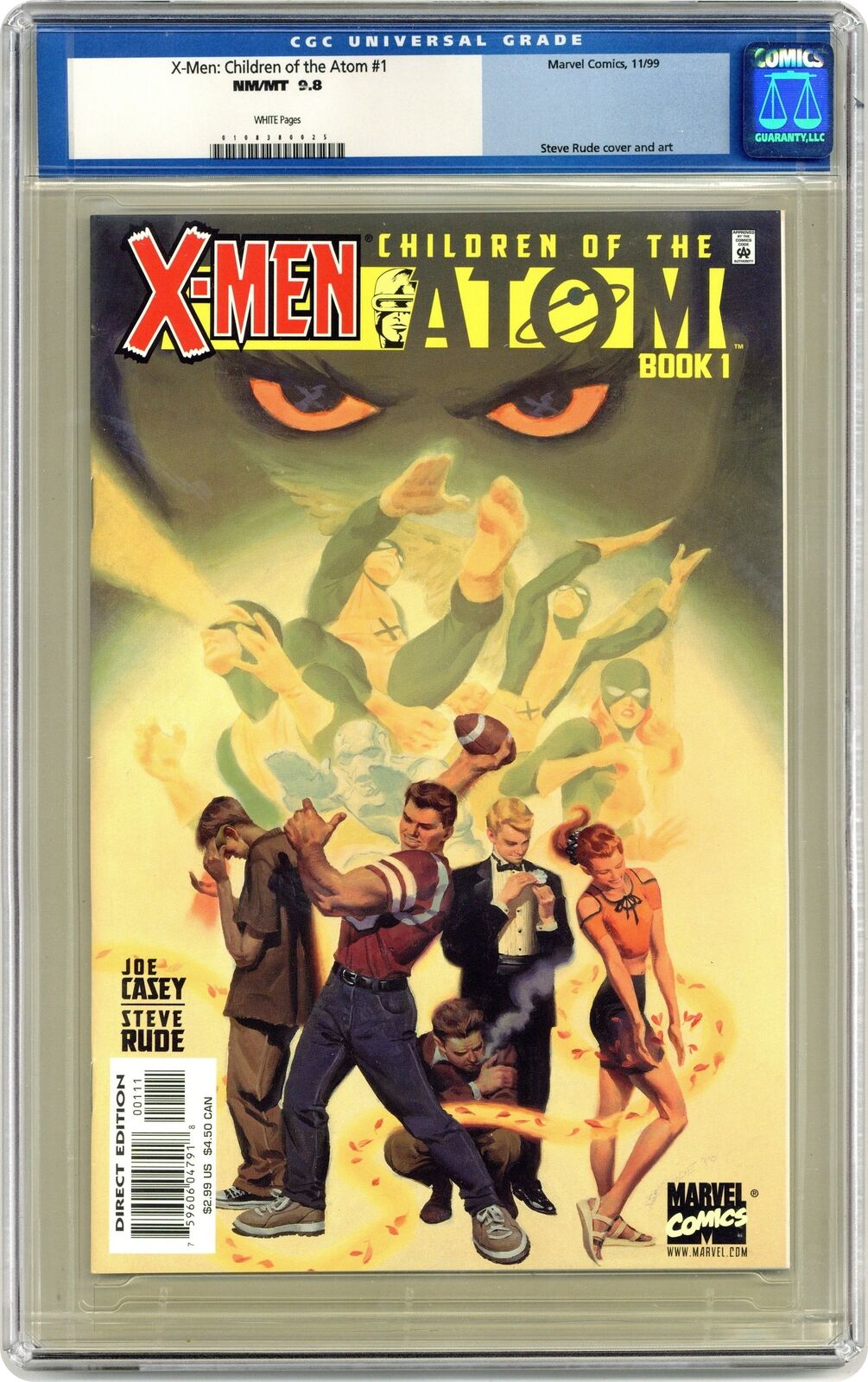 X-Men Children of the Atom #1 CGC 9.8 1999 0108380025