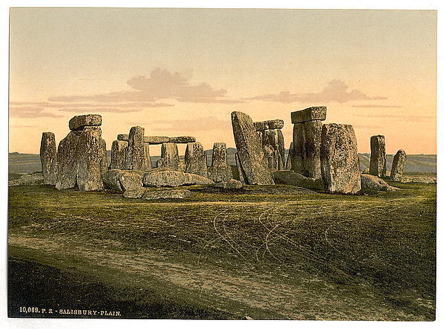 Stonehenge, near Salisbury, England c1900 OLD PHOTO
