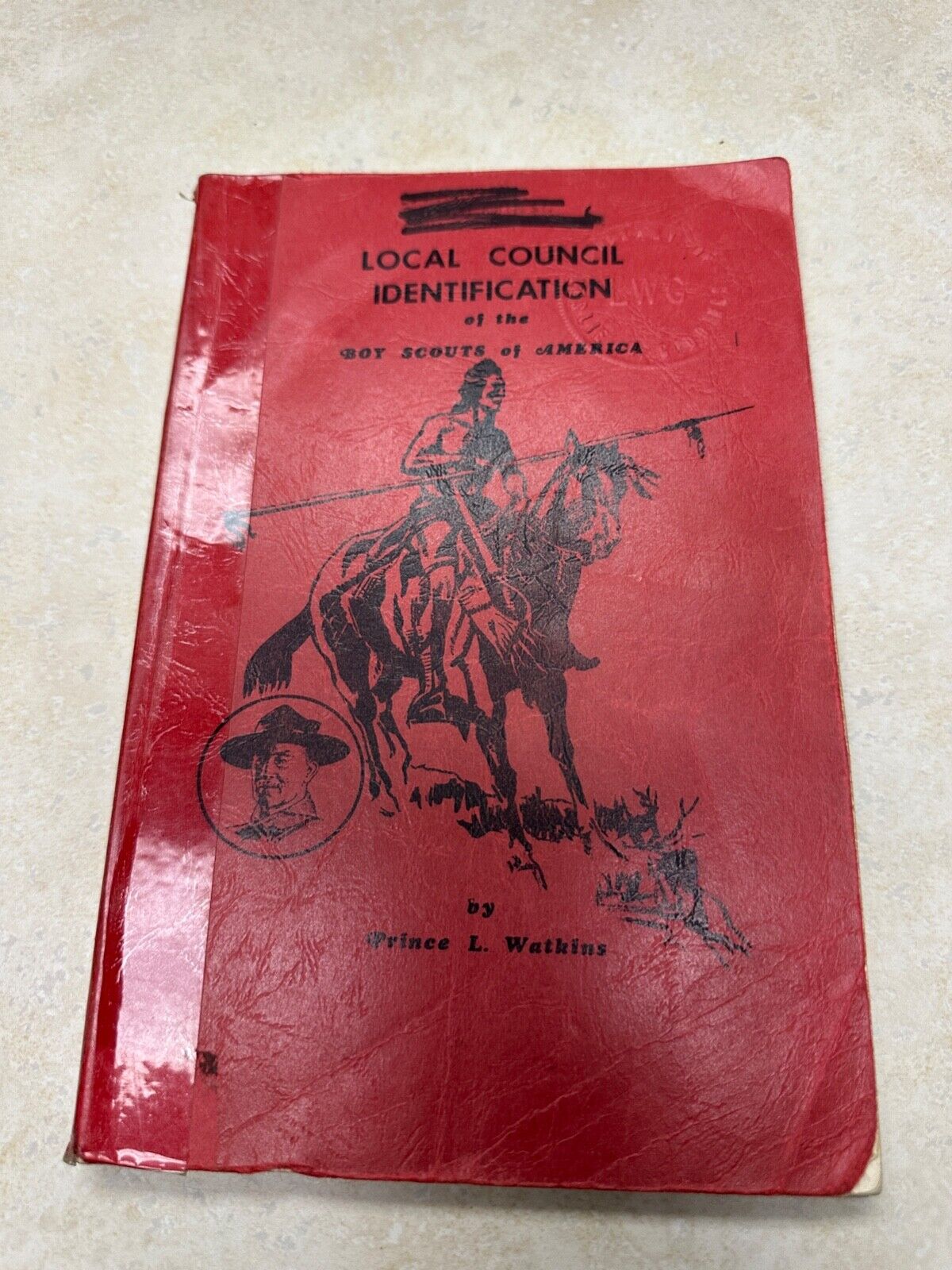 Boy Scout BSA Local Council Identification Prince Watkins CSP JSP Book