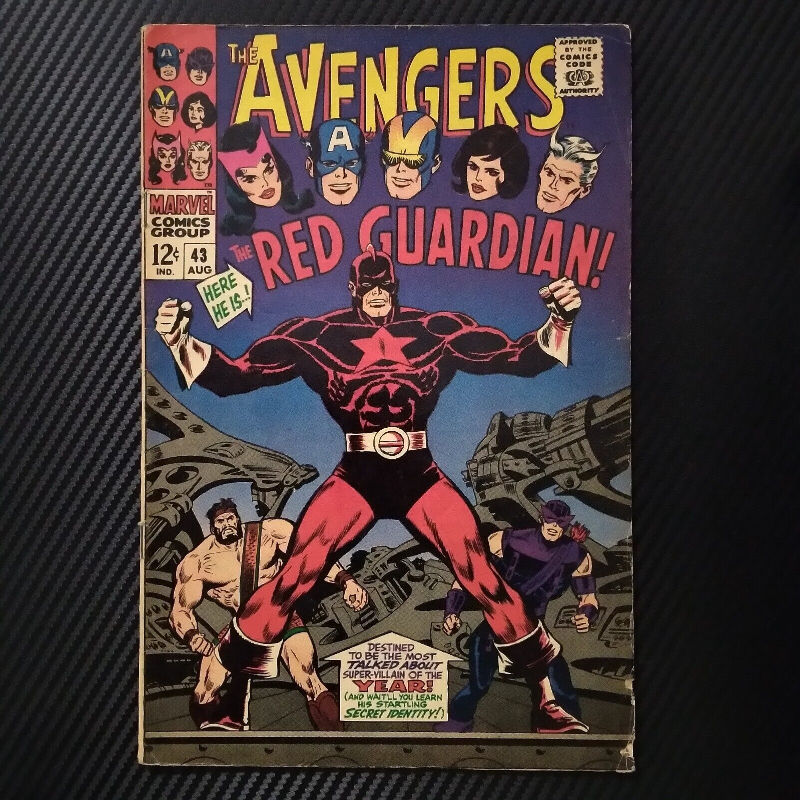 1967 The Avengers Marvel Comic Book #43 \