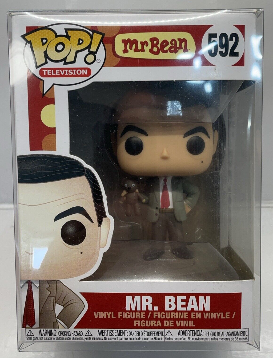 Funko Pop Vinyl: Mr. Bean #592 + Protector See Pictures