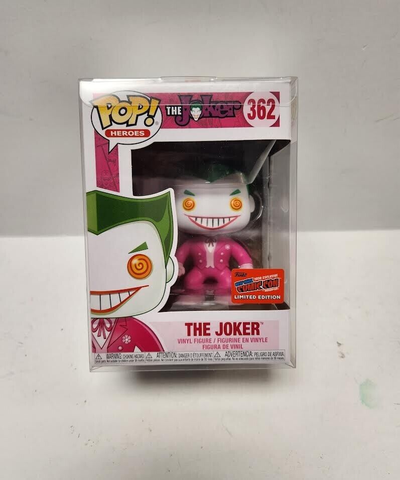 THE JOKER 362 Breast Cancer Awareness Official NYCC Exclusive Funko Pop +Protec