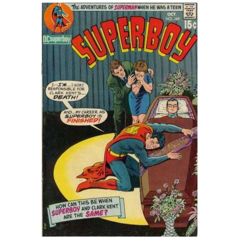 Superboy #169 - 1949 series DC comics VG minus Full description below [t 