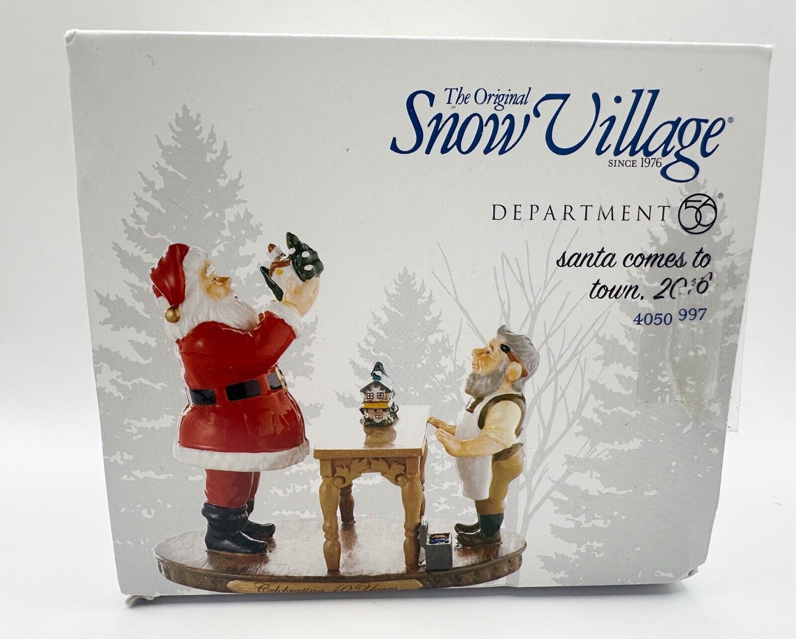 Department Dept 56 Snow Village Santa Comes To Town 2016 4050997 *REPAIRED*
