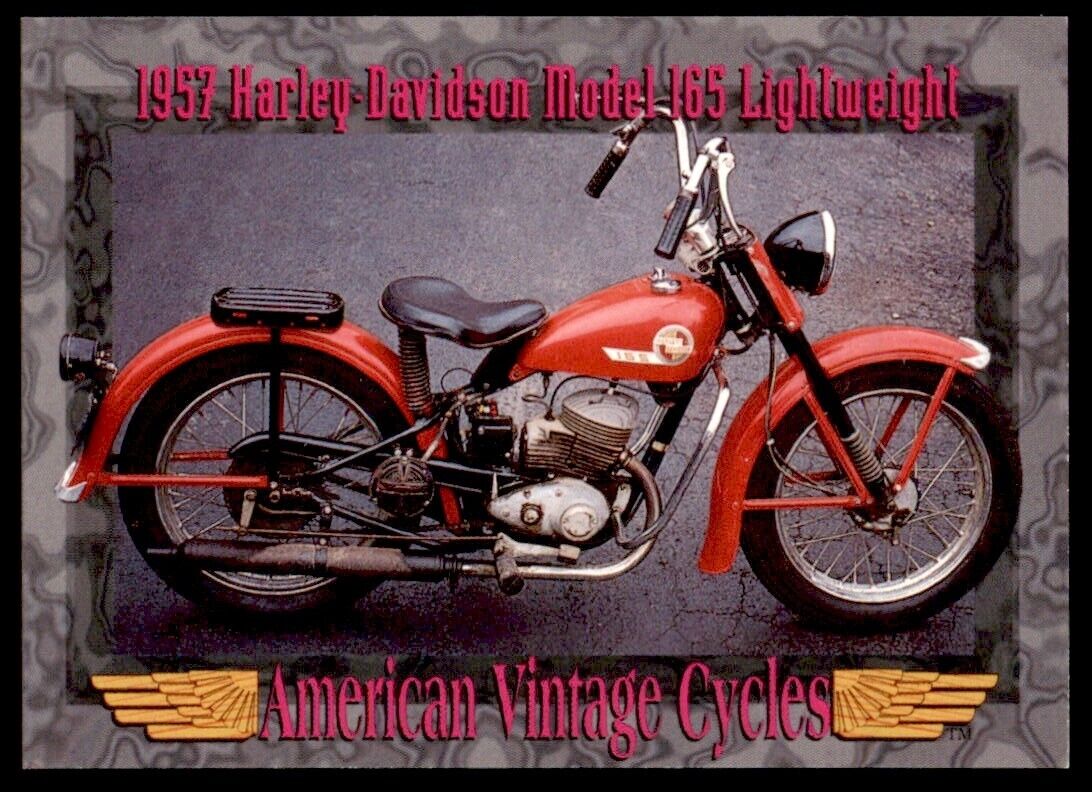 Champs 1992 American Vintage Cycles - 1957 Harley-Davidson Model 165 No. 165
