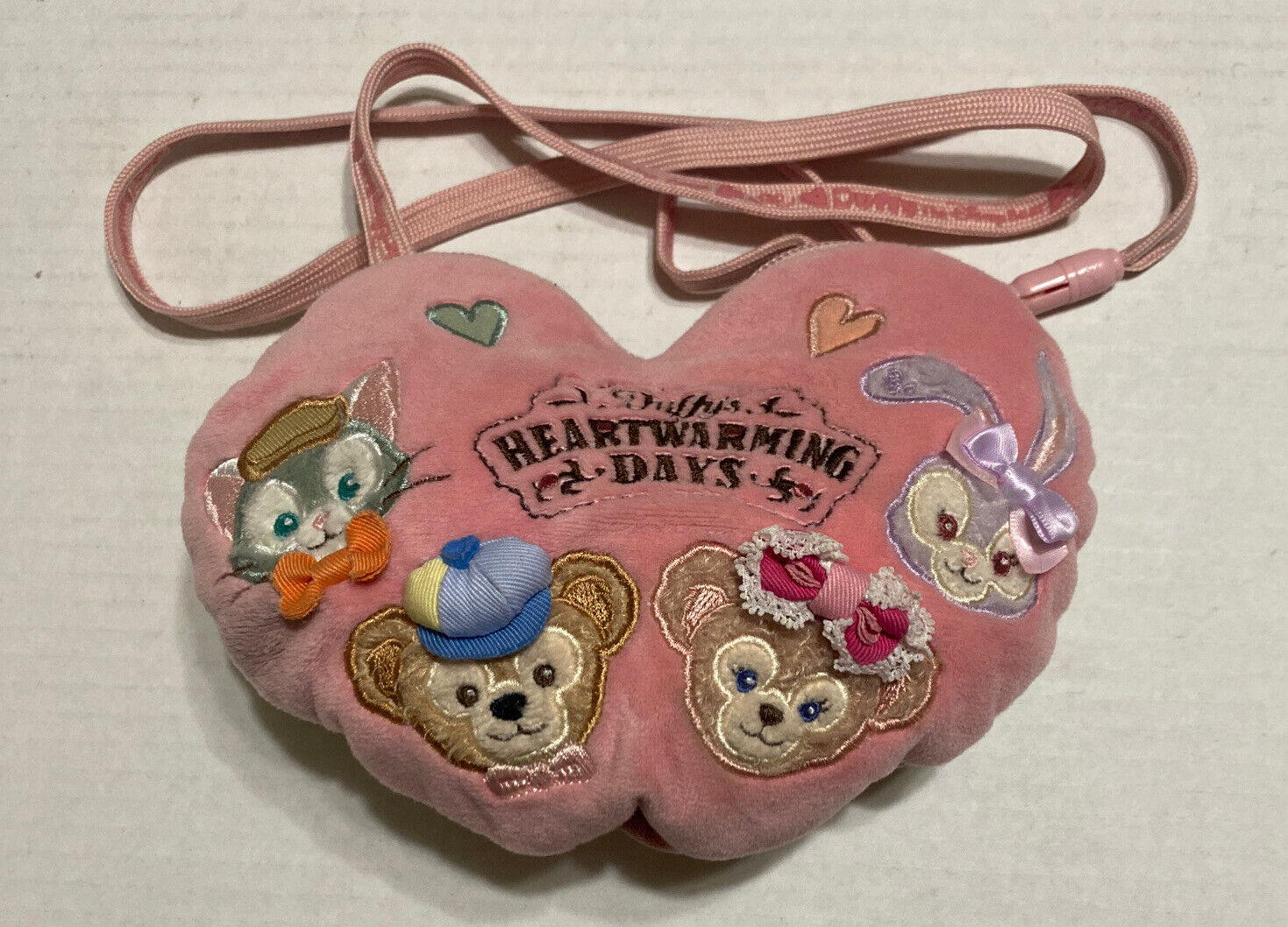 Disney Duffy Bear Heartwarming Days Cloth Purse  Tokyo Disney Sea Coin Pouch 7\