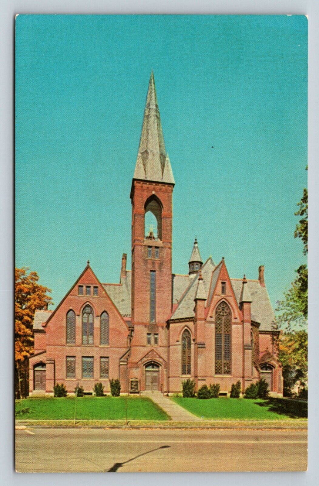 Goshen NY Methodist Church VINTAGE Postcard