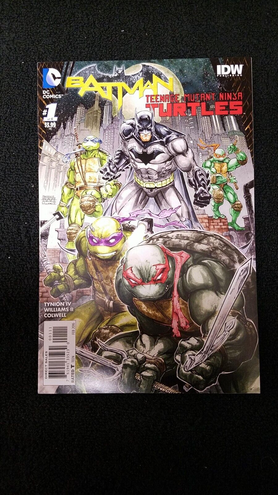 2016 IDW/DC COMICS BATMAN/TEENAGE MUTANT NINJA TURTLES #1 VF/NM TYNION IV